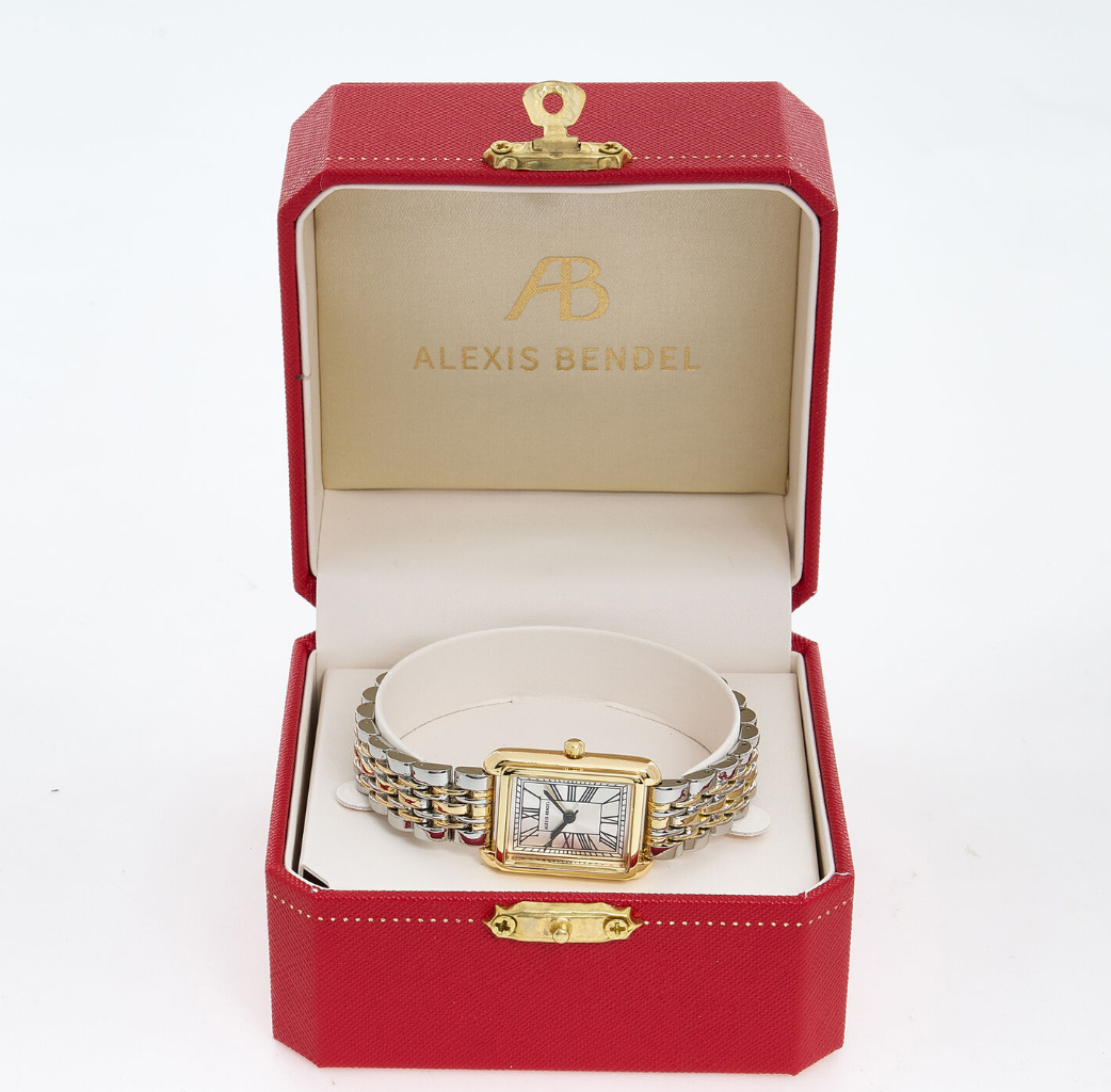 Dual Tone Watch with Box