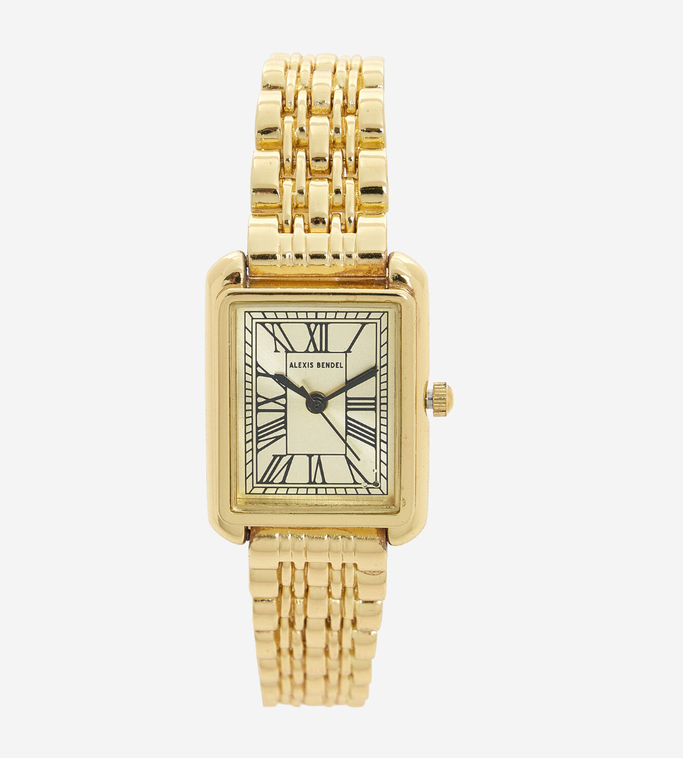 Gold Tone Watch with Box