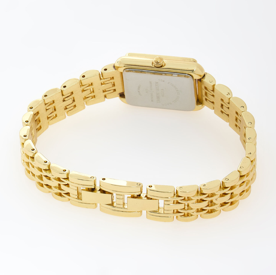 Gold Tone Watch with Box