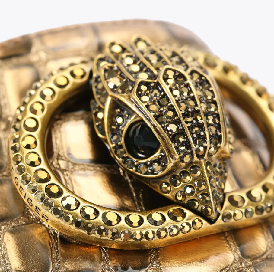 Kurt Geiger KG Gold Flat Sandal