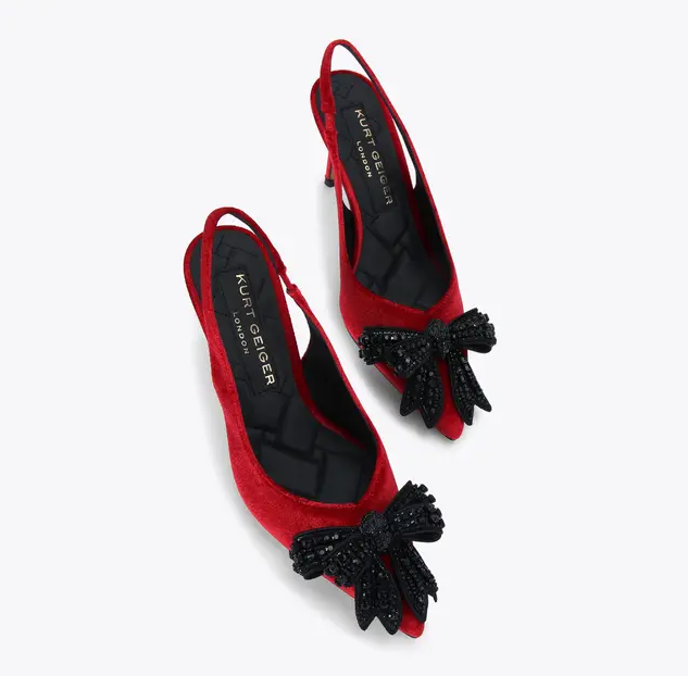 Kurt Geiger KG Bow Detailed Heel