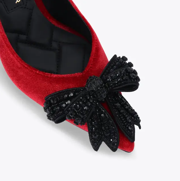 Kurt Geiger KG Bow Detailed Heel