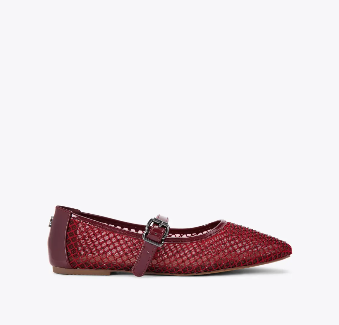 Kurt Geiger KG Mesh Detailed Flat Shoe
