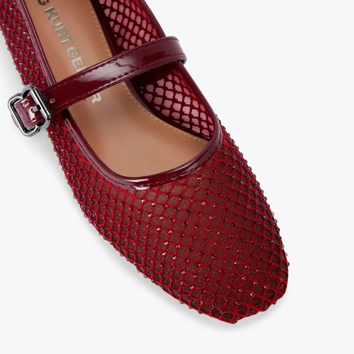 Kurt Geiger KG Mesh Detailed Flat Shoe