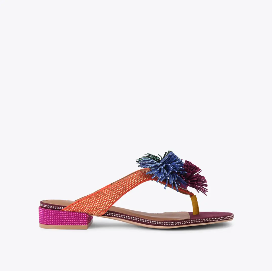 Kurt Geiger KG T-Bar Flat Sandal