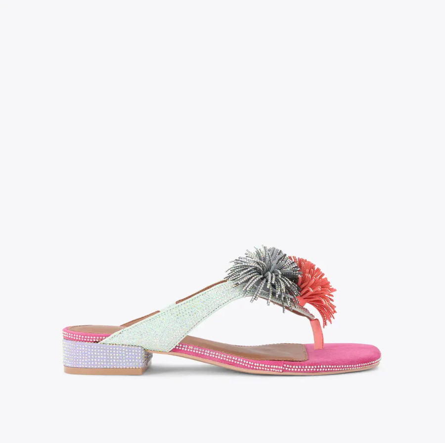Kurt Geiger KG T-Bar Flat Sandal