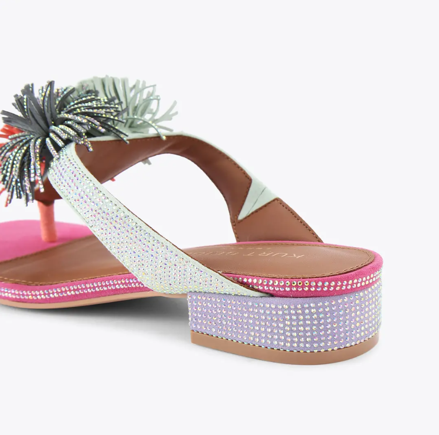 Kurt Geiger KG T-Bar Flat Sandal