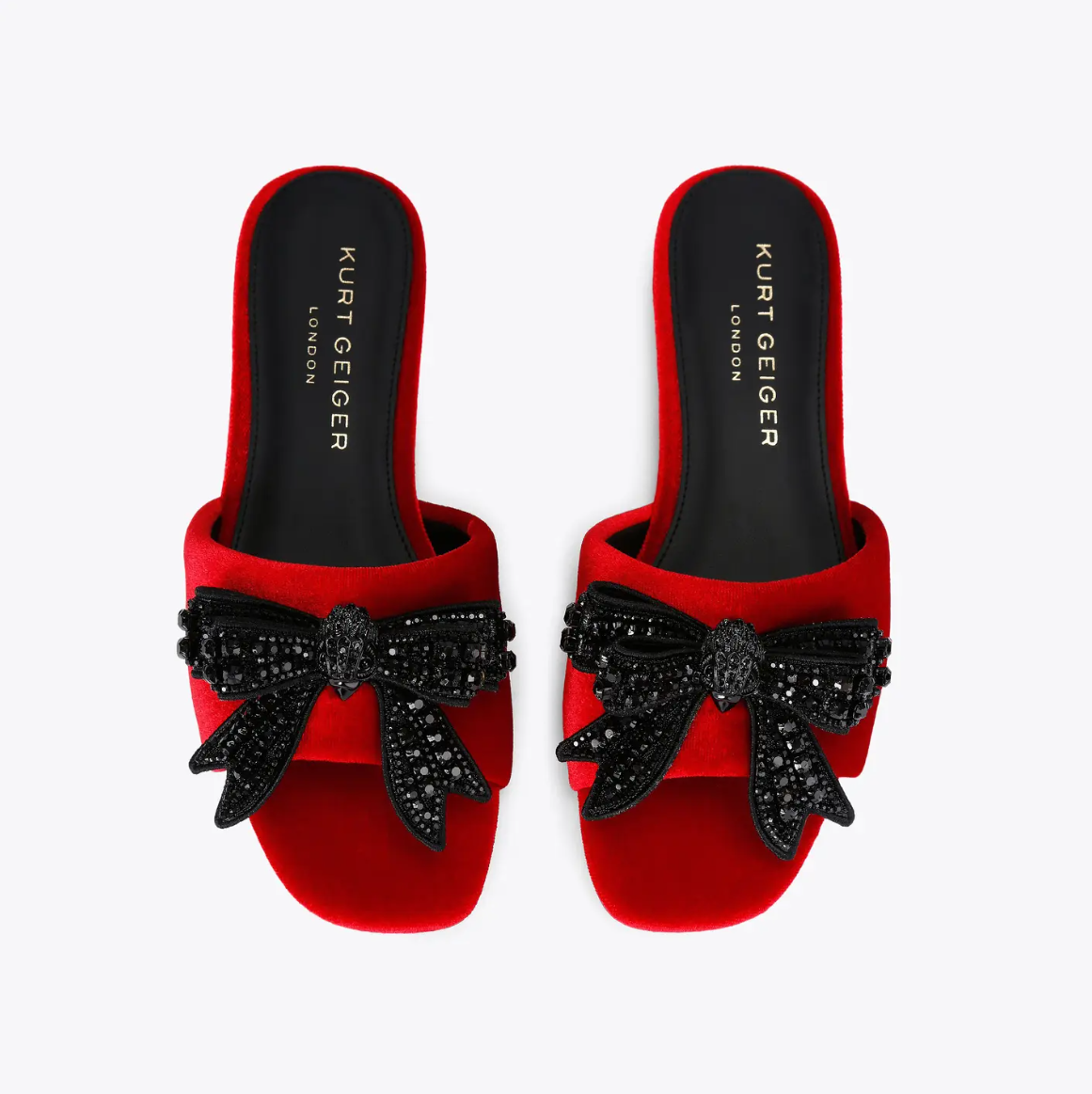 Kurt Geiger KG Bow Detailed Flat Sandals