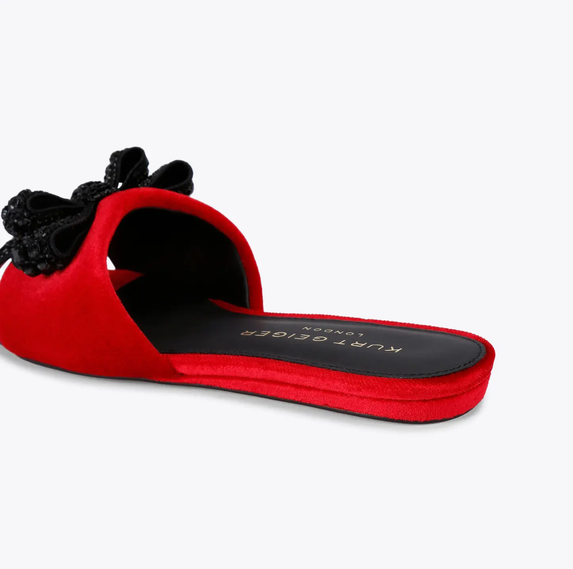 Kurt Geiger KG Bow Detailed Flat Sandals