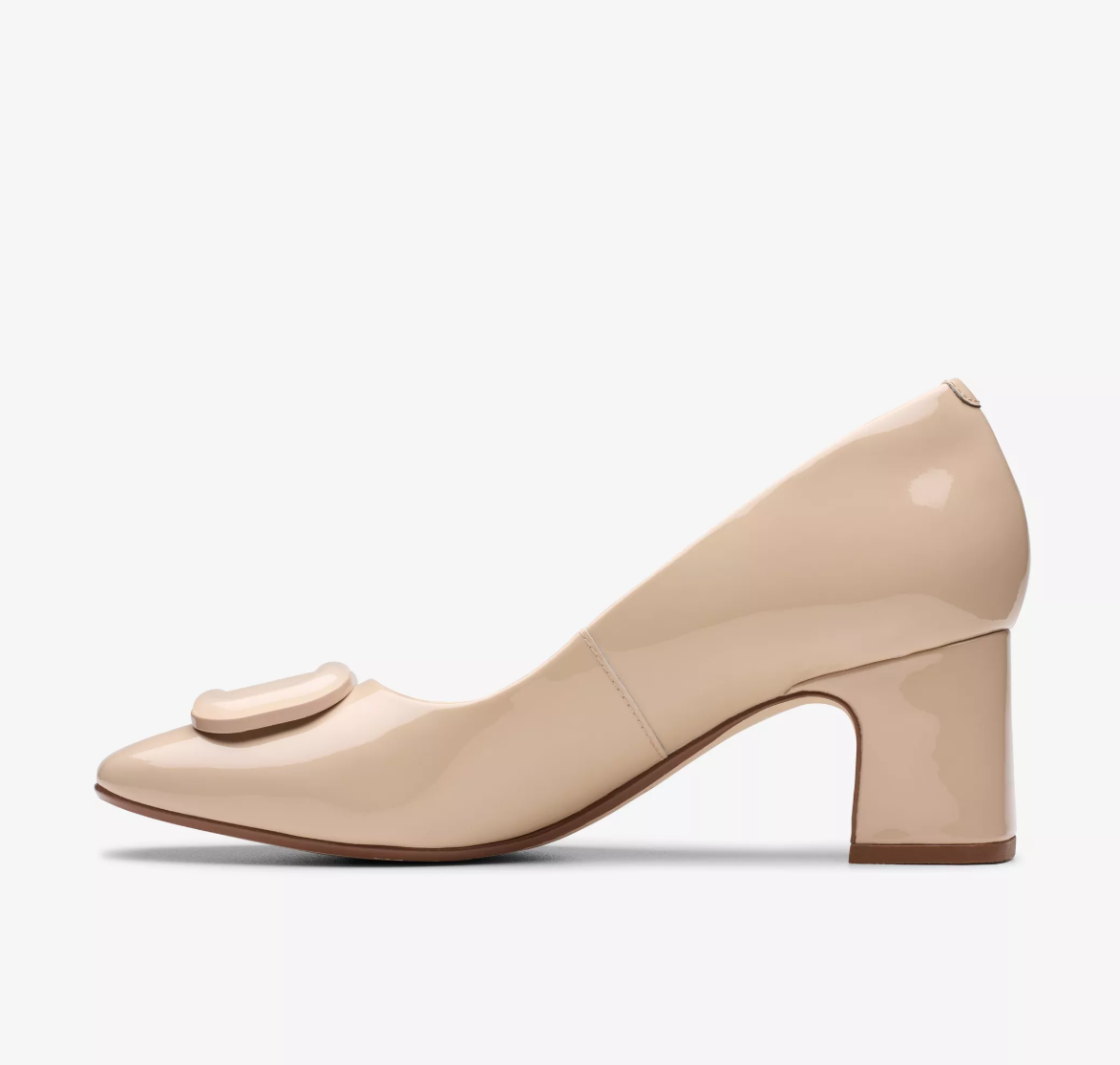 Nude Block heel Shoes for Ladies