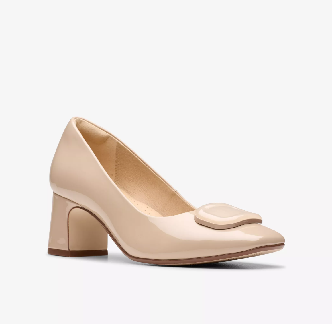 Nude Block heel Shoes for Ladies