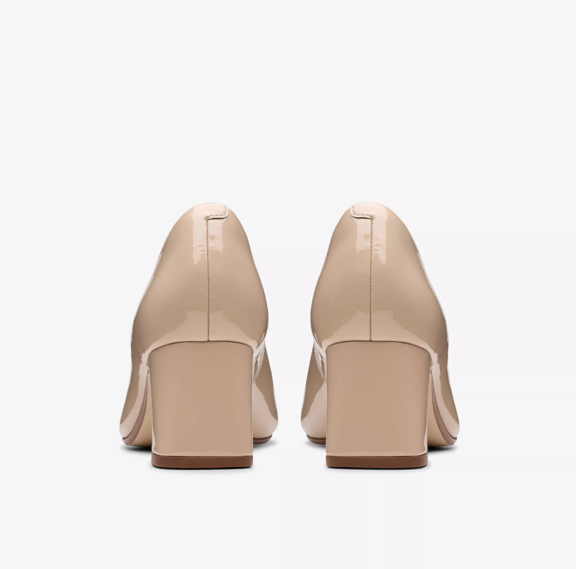 Nude Block heel Shoes for Ladies