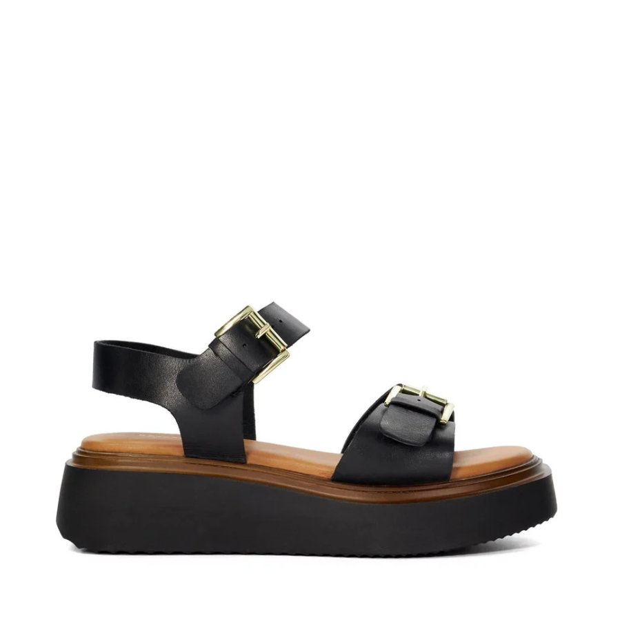 DUNE Casual Sandals in Black