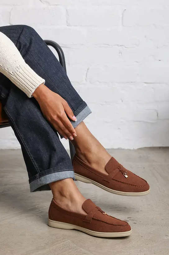Brown Loafers for Ladies