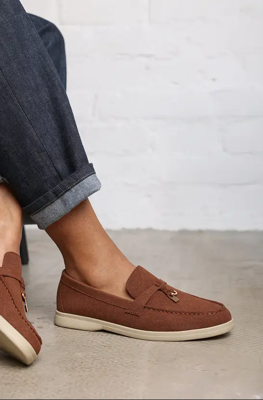 Brown Loafers for Ladies