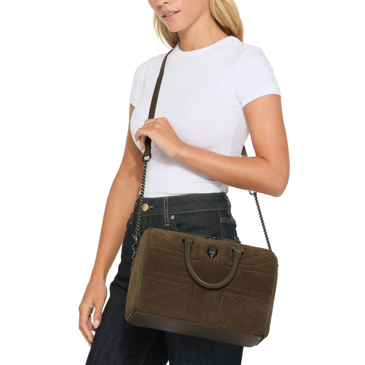 Kurt Geiger KG Dark Grey Boston bag