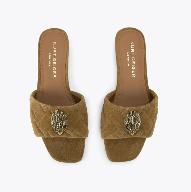 Kurt Geiger KG Camel flat sandal