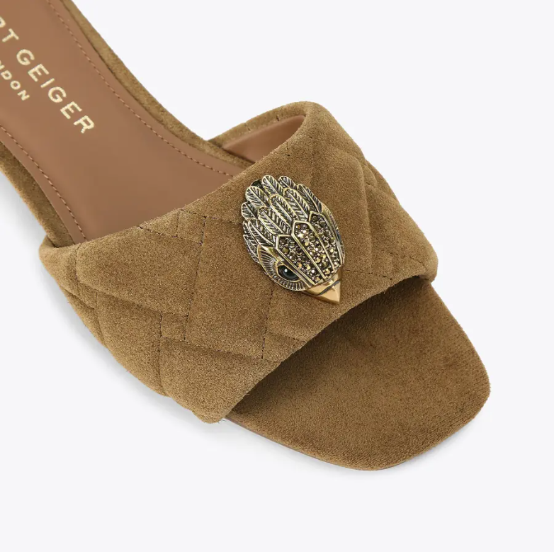 Kurt Geiger KG Camel flat sandal