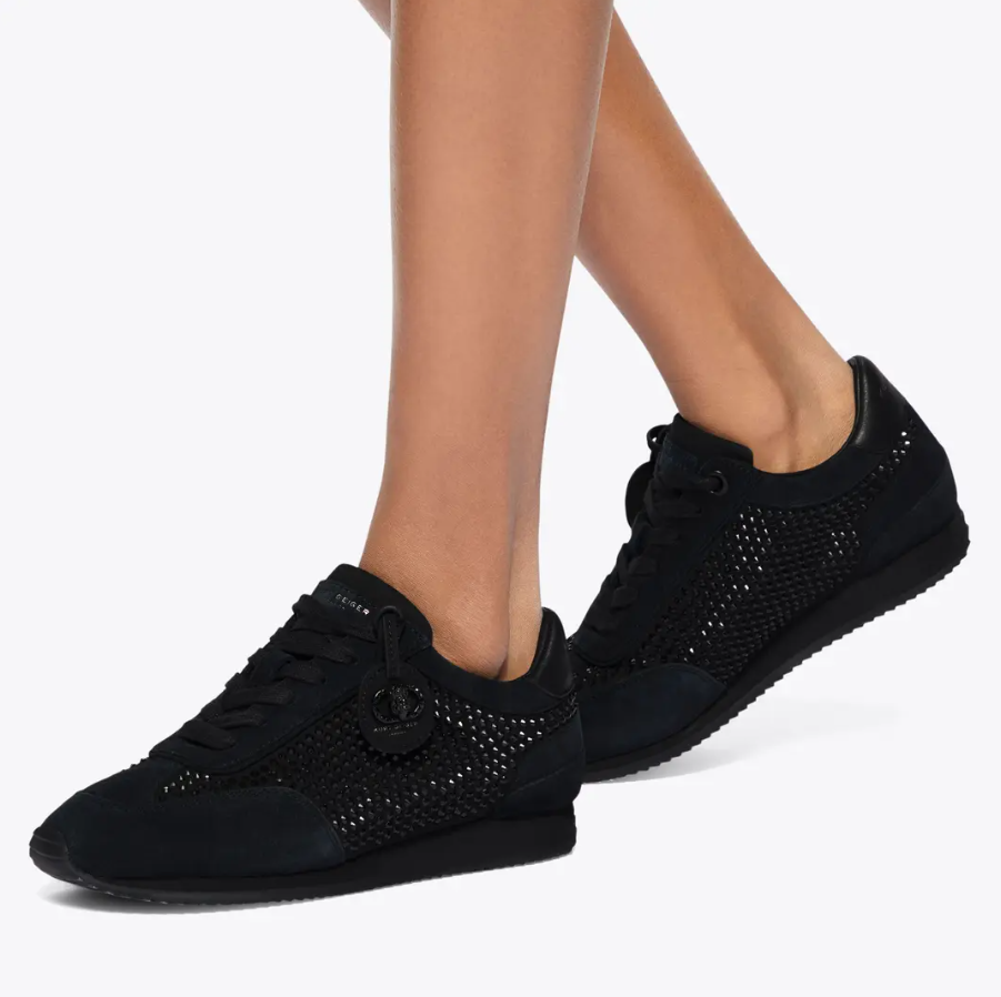 KG Black Crystal Sneakers