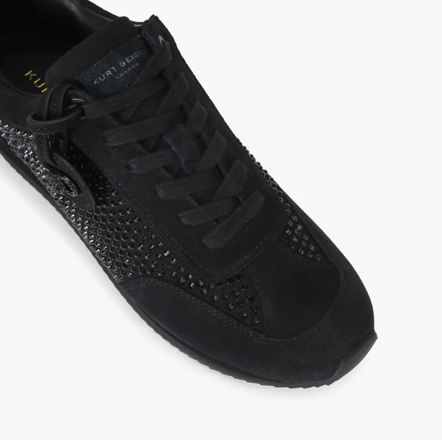 KG Black Crystal Sneakers