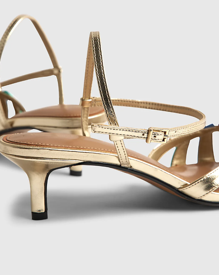 RI Multicolour Kitten Heel Sandal