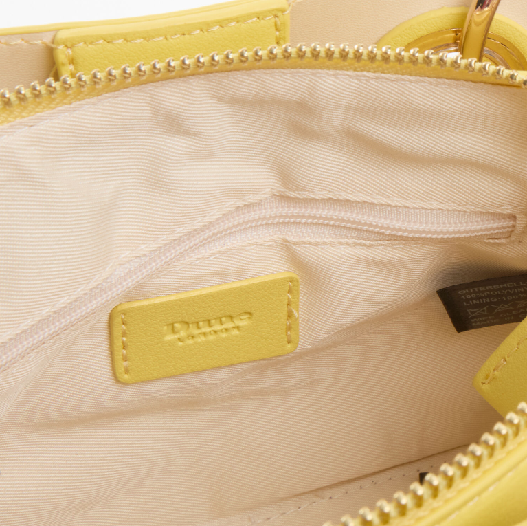 Dune Yellow Cut Out Crossbody Bag - Authentic Retail Product