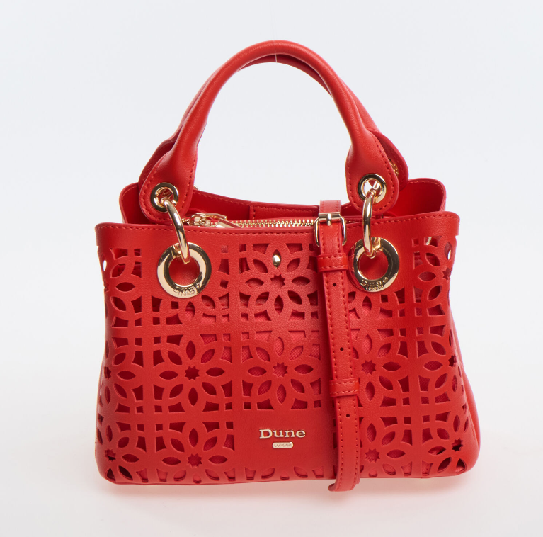 Dune Red Cut Out Crossbody Bag - Authentic Retail Product