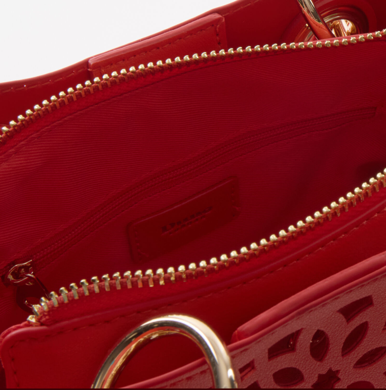 Dune Red Cut Out Crossbody Bag - Authentic Retail Product