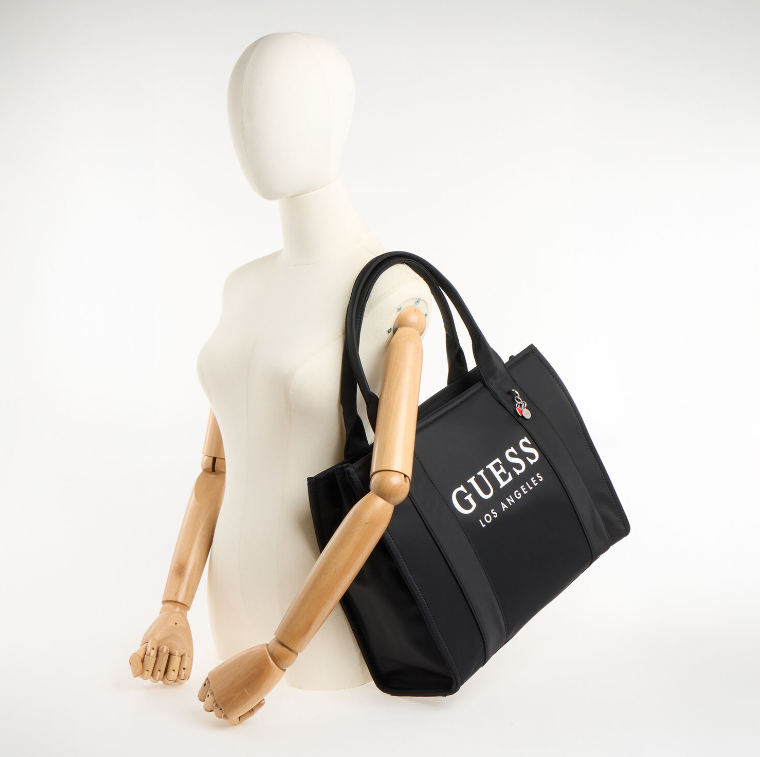 Guess Black Tote Shoulder Bag - Authentic Retail Product