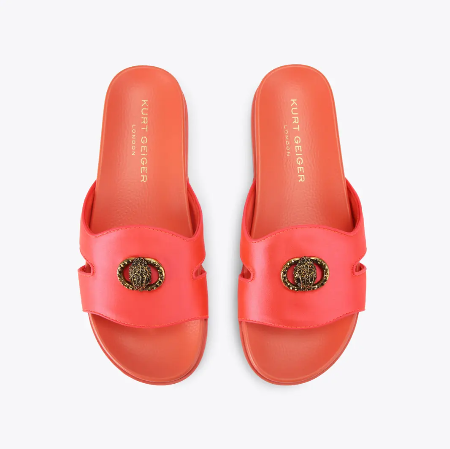 Kurt Geiger KG cut out slide sandal - Authentic Retail Product