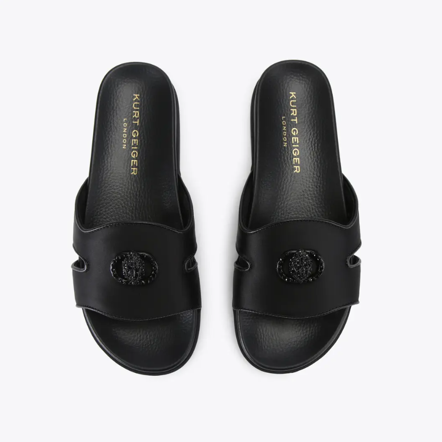 Kurt Geiger KG cut out slide sandal - Authentic Retail Product