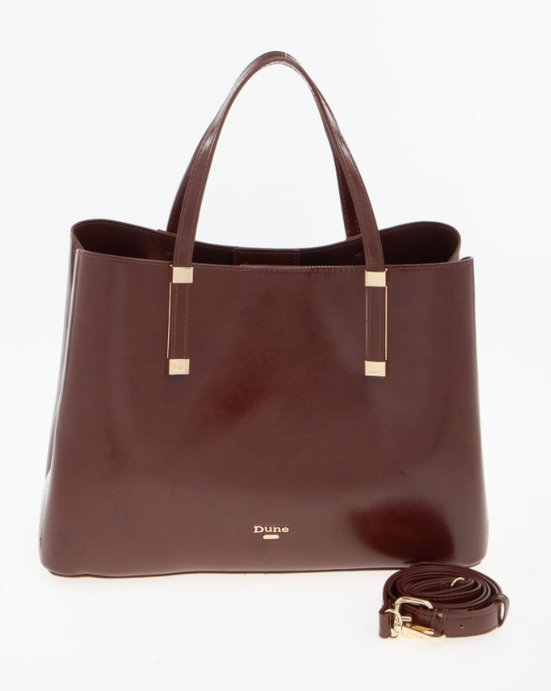 DUNE Burgundy Shoulder Bag with Long Strap