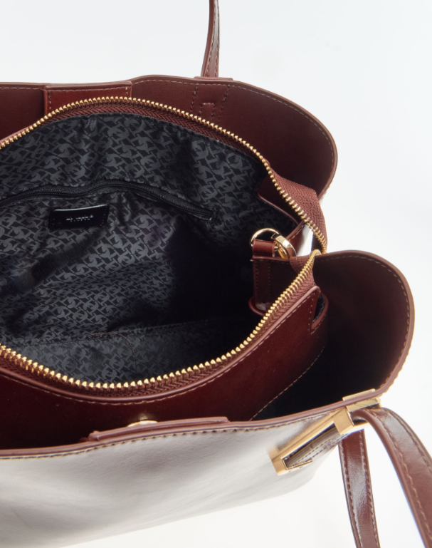 DUNE Burgundy Shoulder Bag with Long Strap