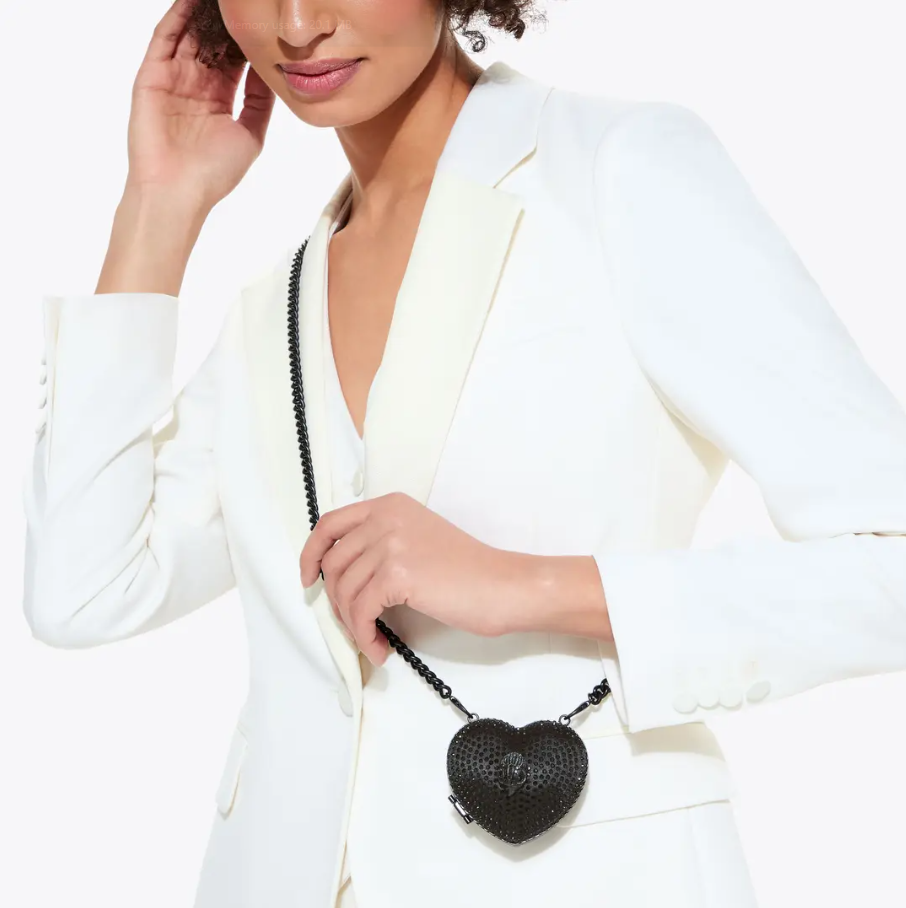 Kurt Geiger KG Micro Heart Clutch Bag