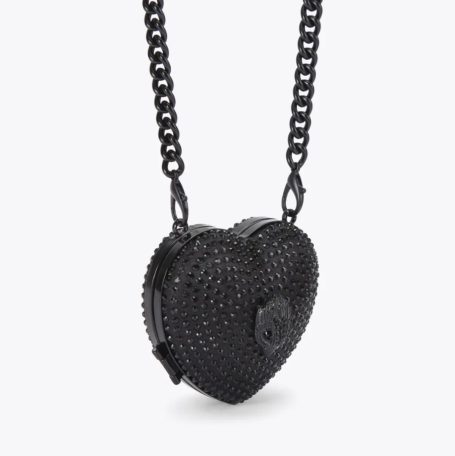 Kurt Geiger KG Micro Heart Clutch Bag