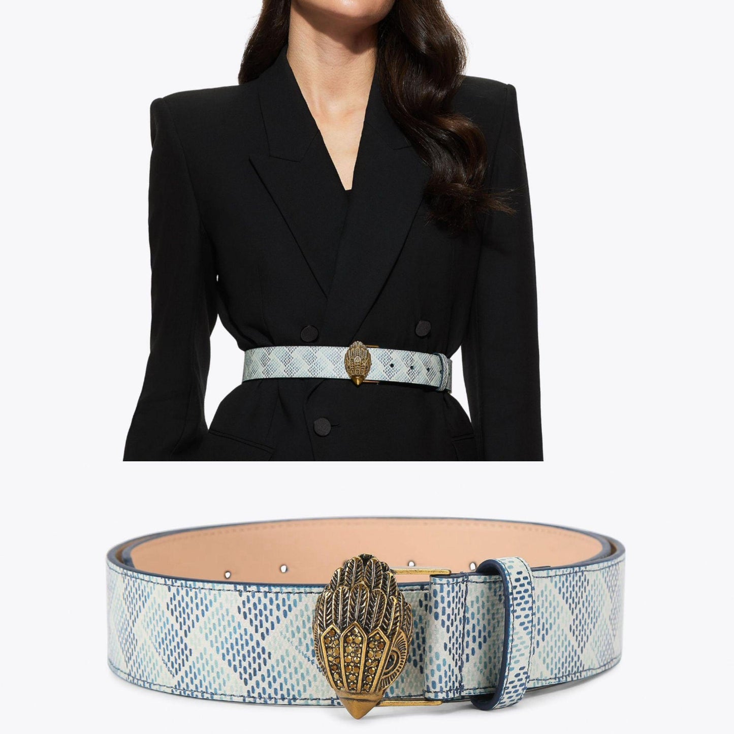 Kurt Geiger KG Canvas Belt