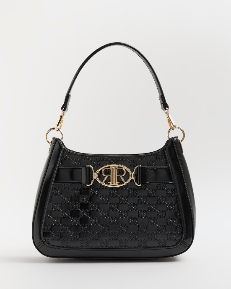 Monogram Patent Shoulder Bag