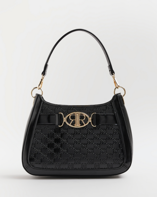 Monogram Patent Shoulder Bag