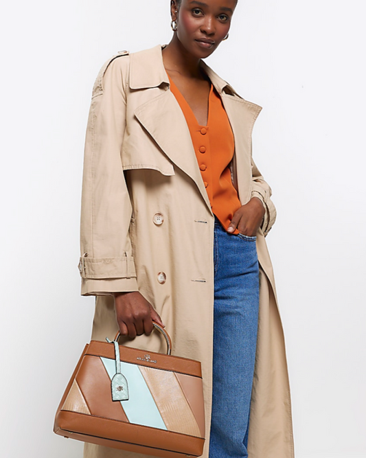 Colour Block tote bag