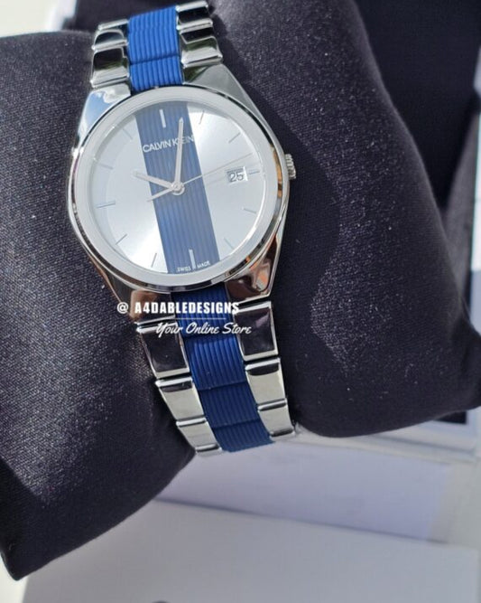 CK Stainless steel dual tone bracelet watch