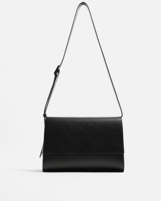 CROSSBODY BAG WITH FOLDOVER FLAP