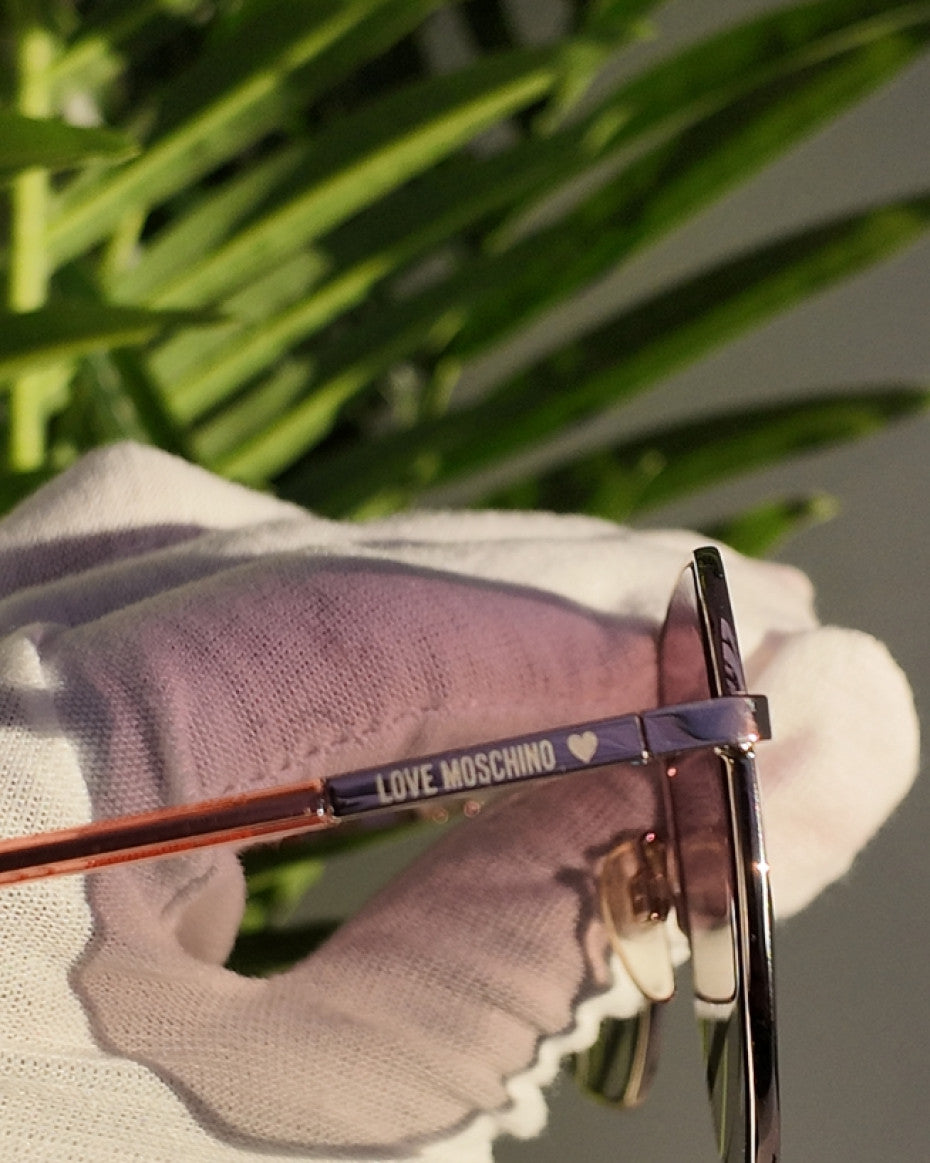 Moschino Eyewear with Leather Case