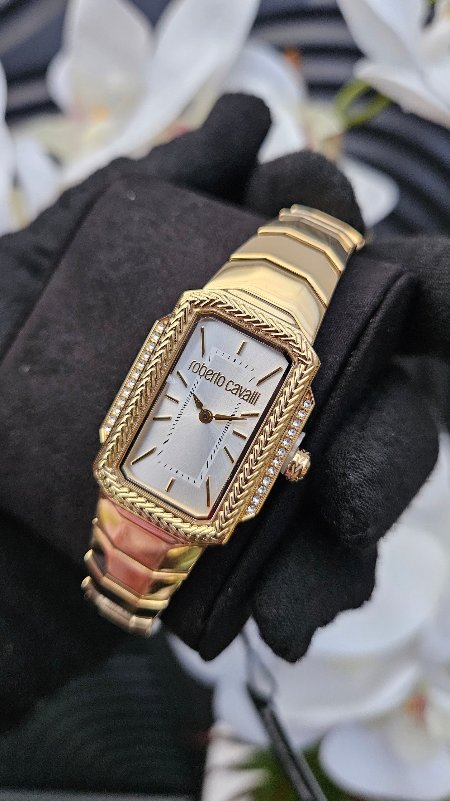 R C Gold Tone Watch for Ladies