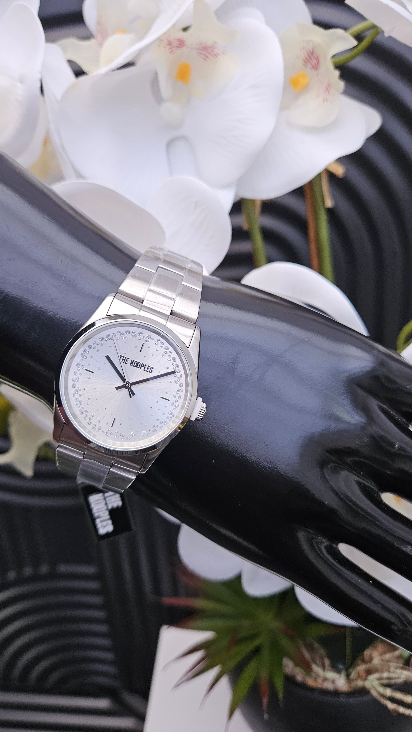 The Kooples Silver Bracelet Watch - Authentic Retail Product