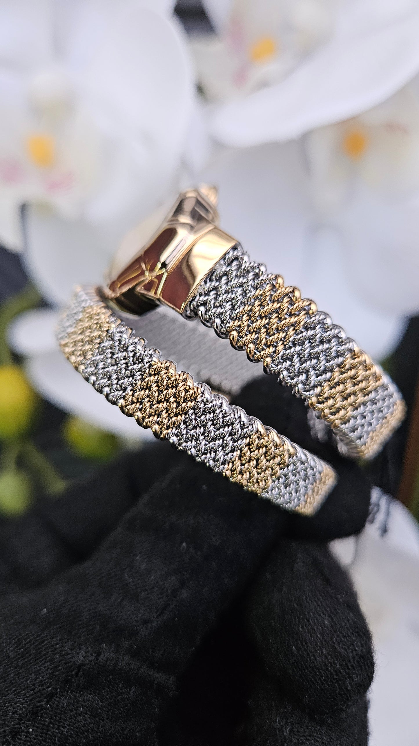 Just Cavalli Dual Tone Wrap Watch- Authentic Retail Product