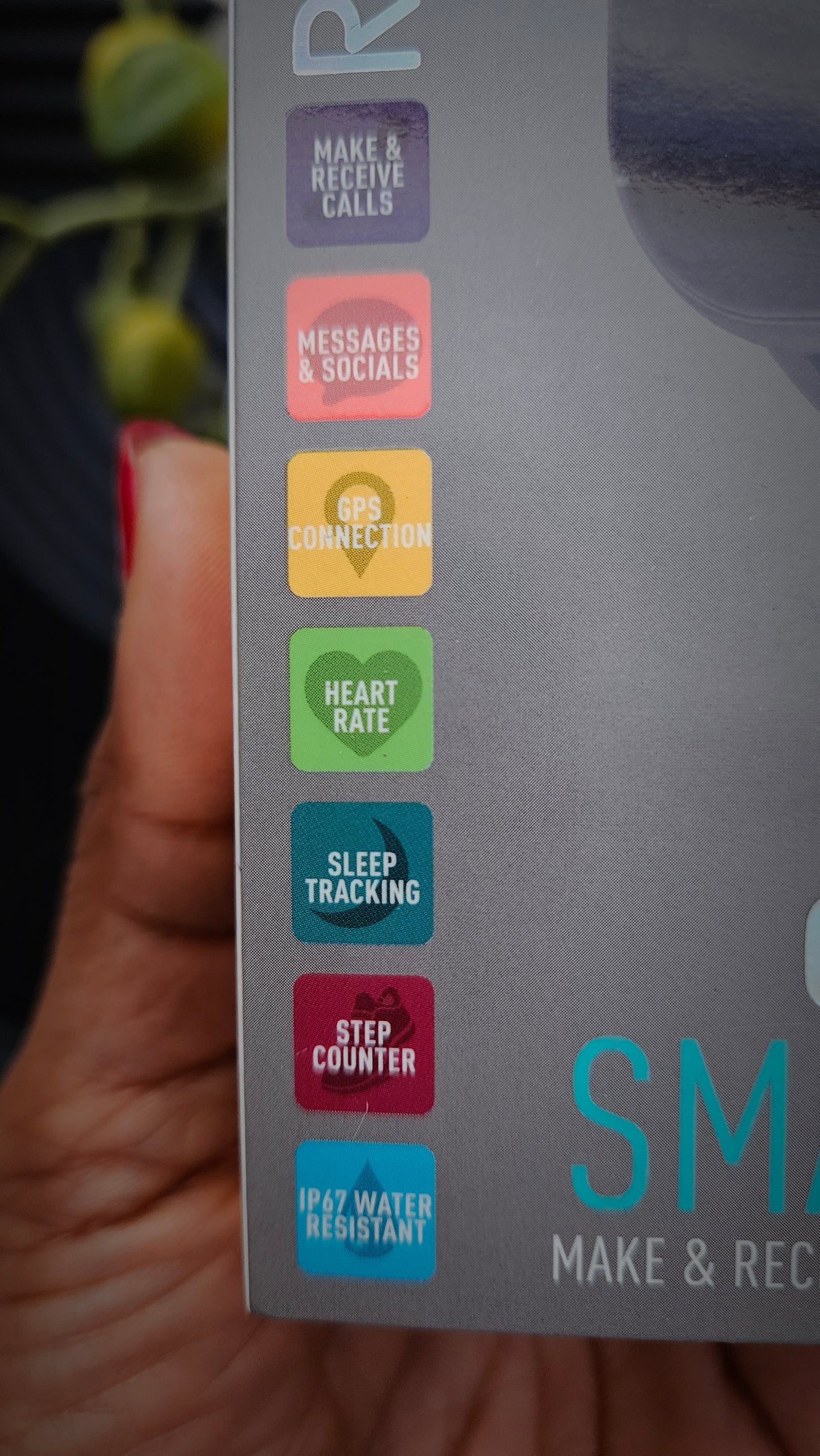 R.A  Black Mesh Bracelet Smart watch