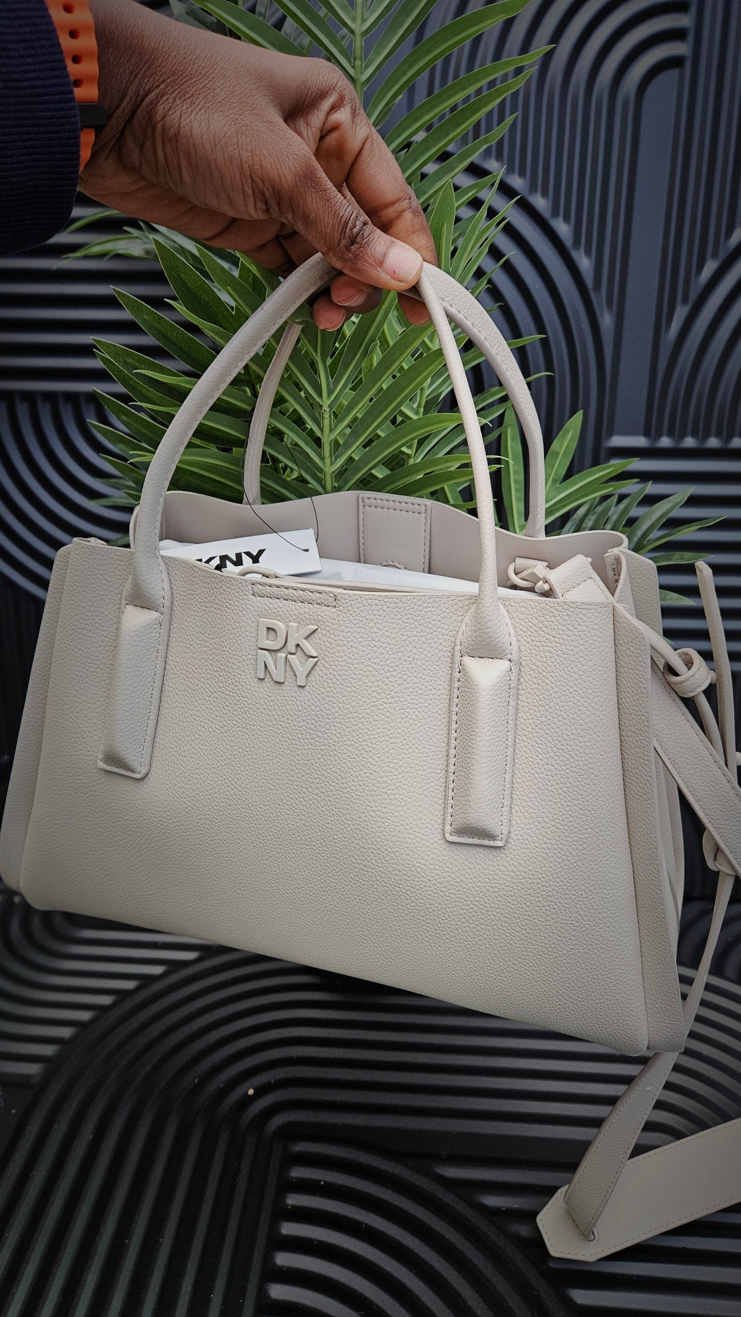 DKNY Beige Shoulder Bag