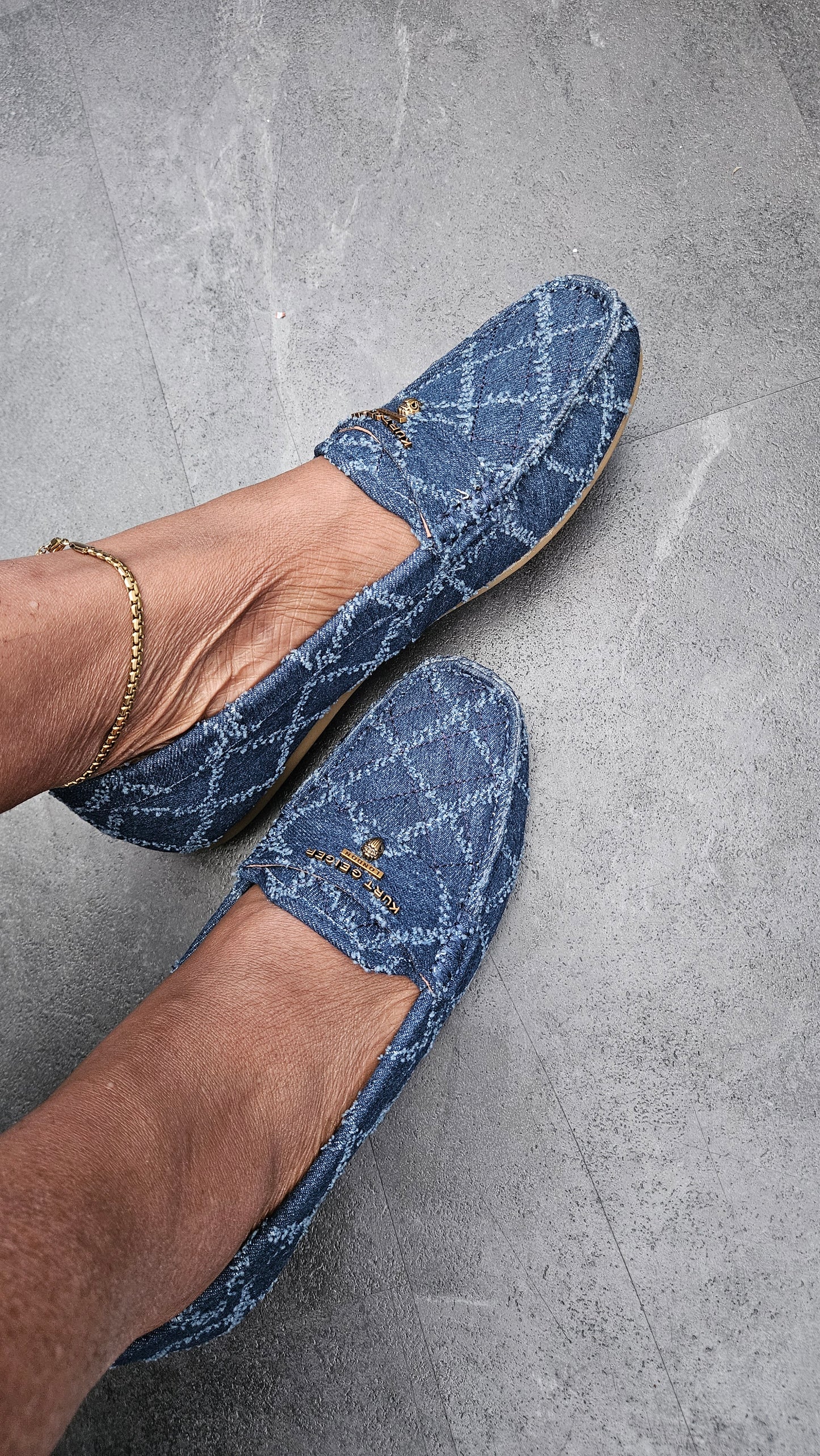 Kurt Geiger KG Denim Loafers for Ladies