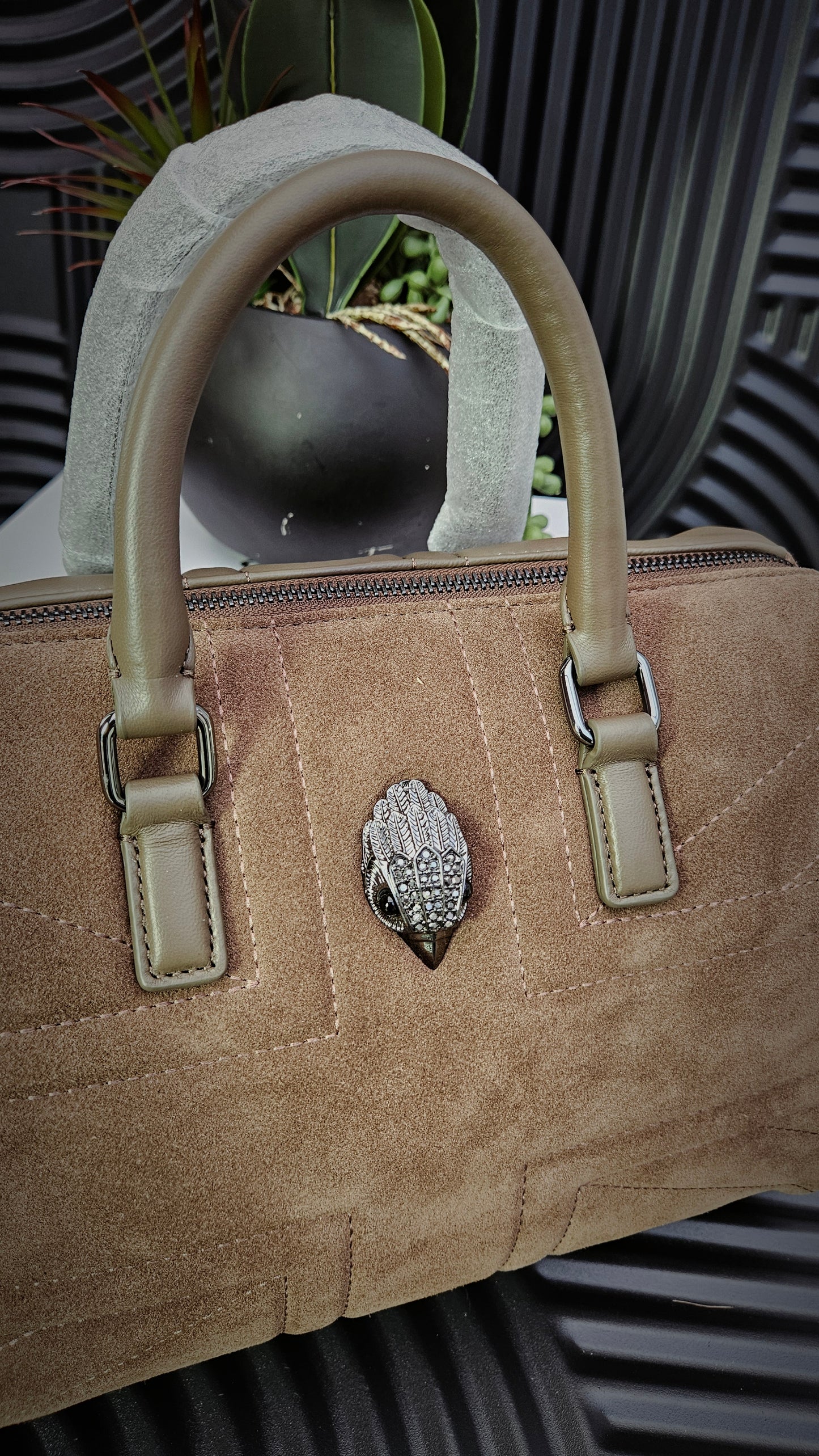 Kurt Geiger KG Dark Grey Boston bag