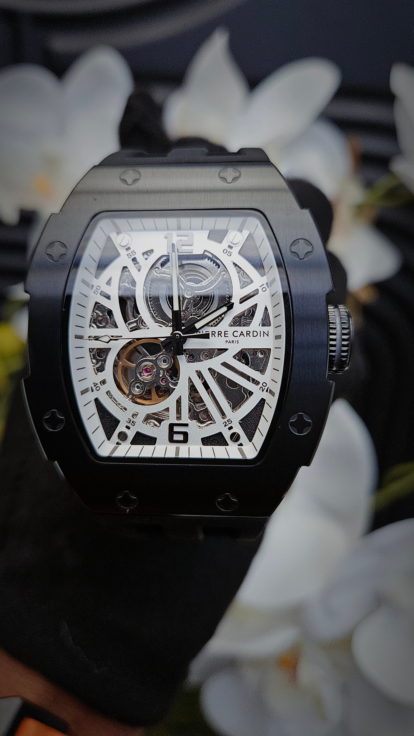 P.C Black & Green Automatic Watch for Men
